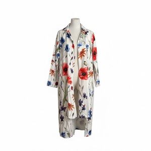 Button Front Tunic Dress | Lightweight Long Sleeve (NWT) S-Medium